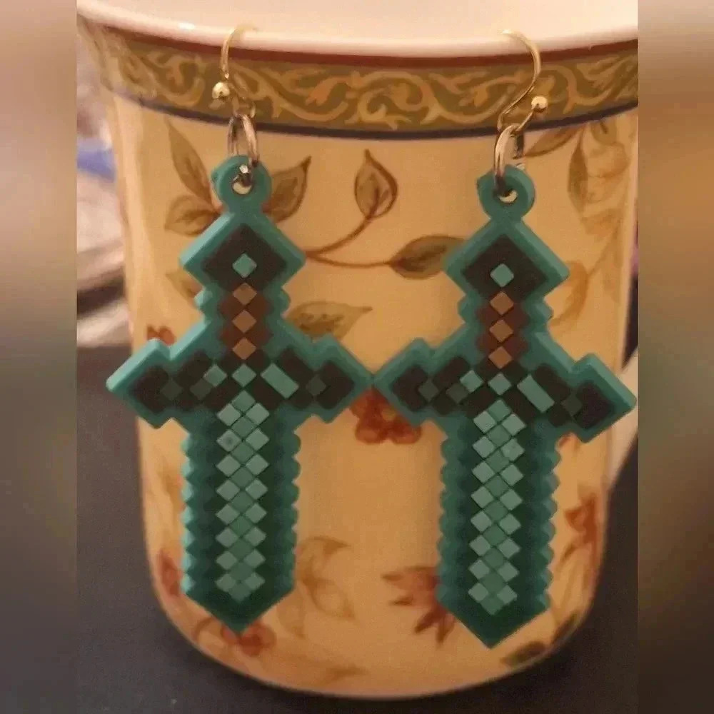 - Minecraft earrings